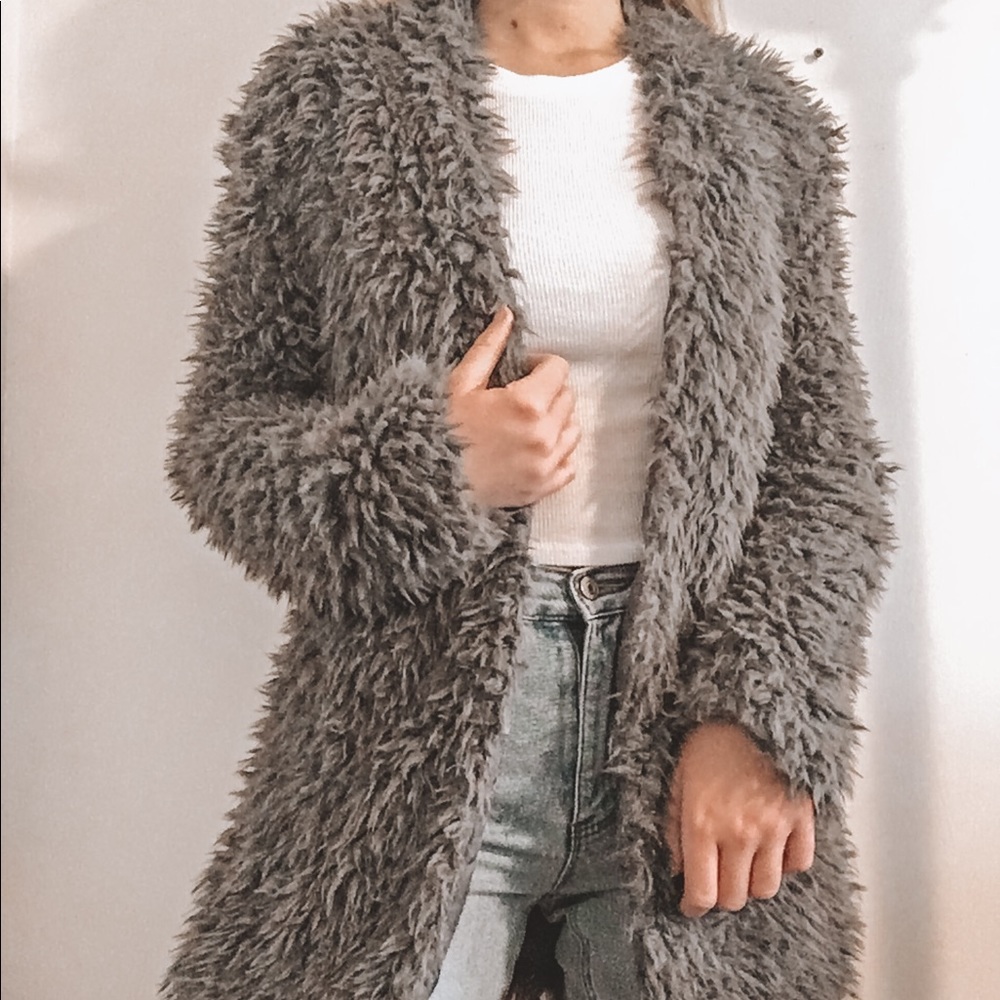 Fluffy jacket